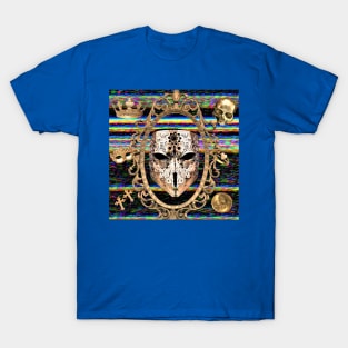 Metal Masks Collage T-Shirt